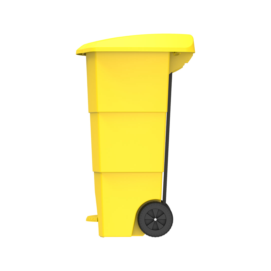 100L Step-on Waste Bin with Pedal & Wheels