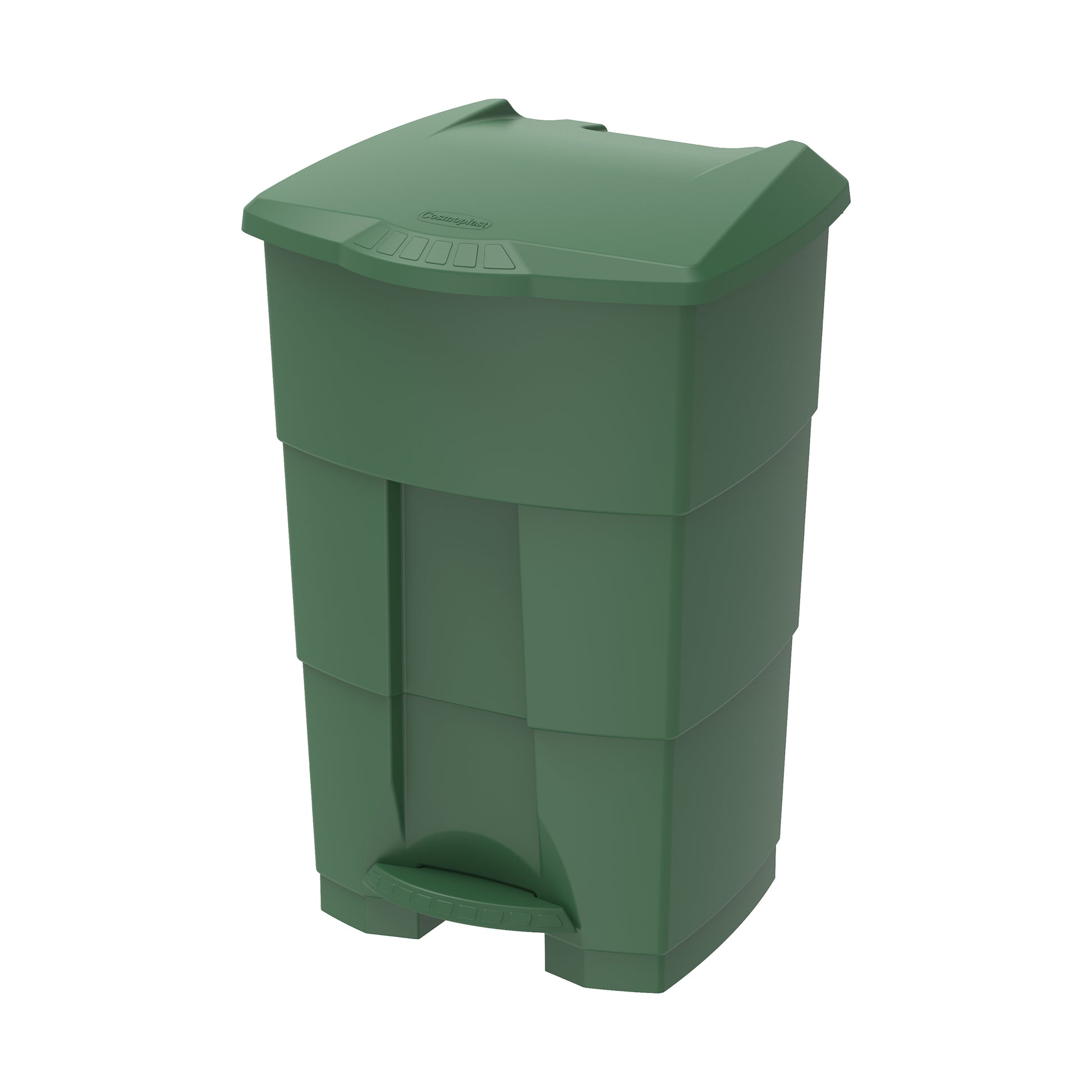 45L Step-on Waste Bin with Pedal Hunter Green 1