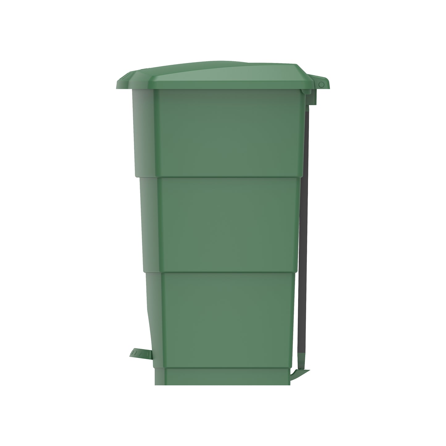 45L Step-on Waste Bin with Pedal Hunter Green 4