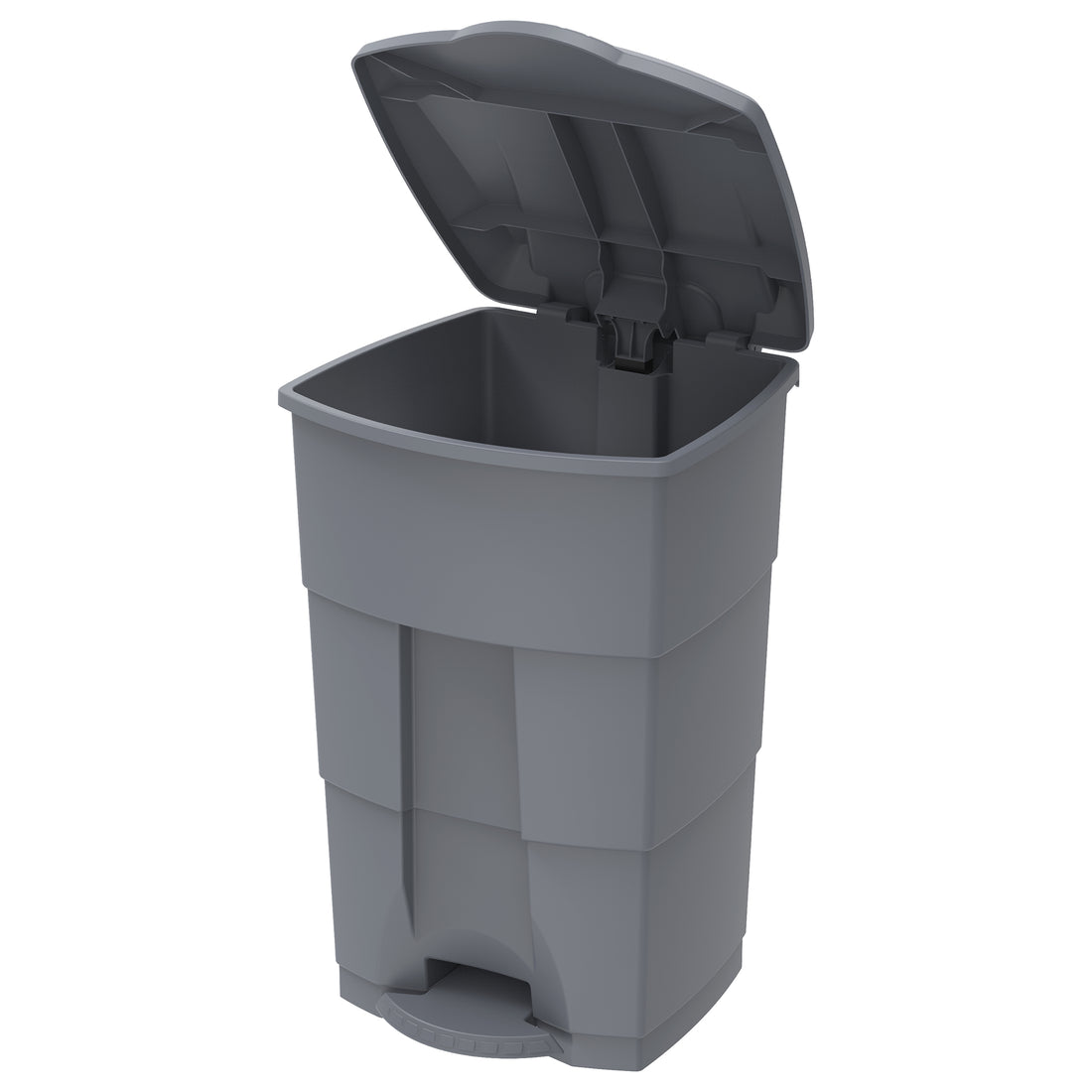45L Step-on Waste Bin with Pedal Dark Grey 7