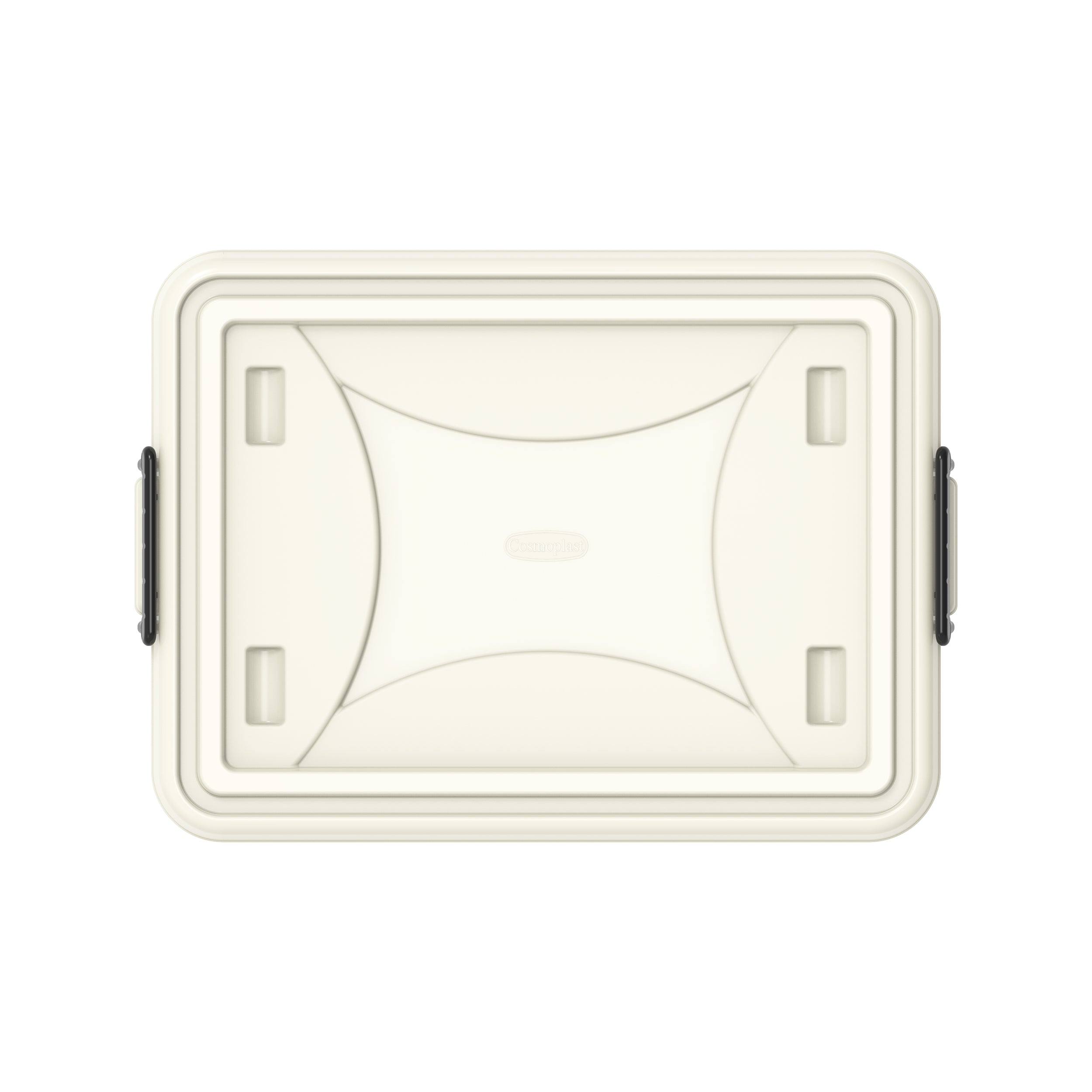 22L Clear Plastic Storage Boxes with Wheels & Lockable Lid