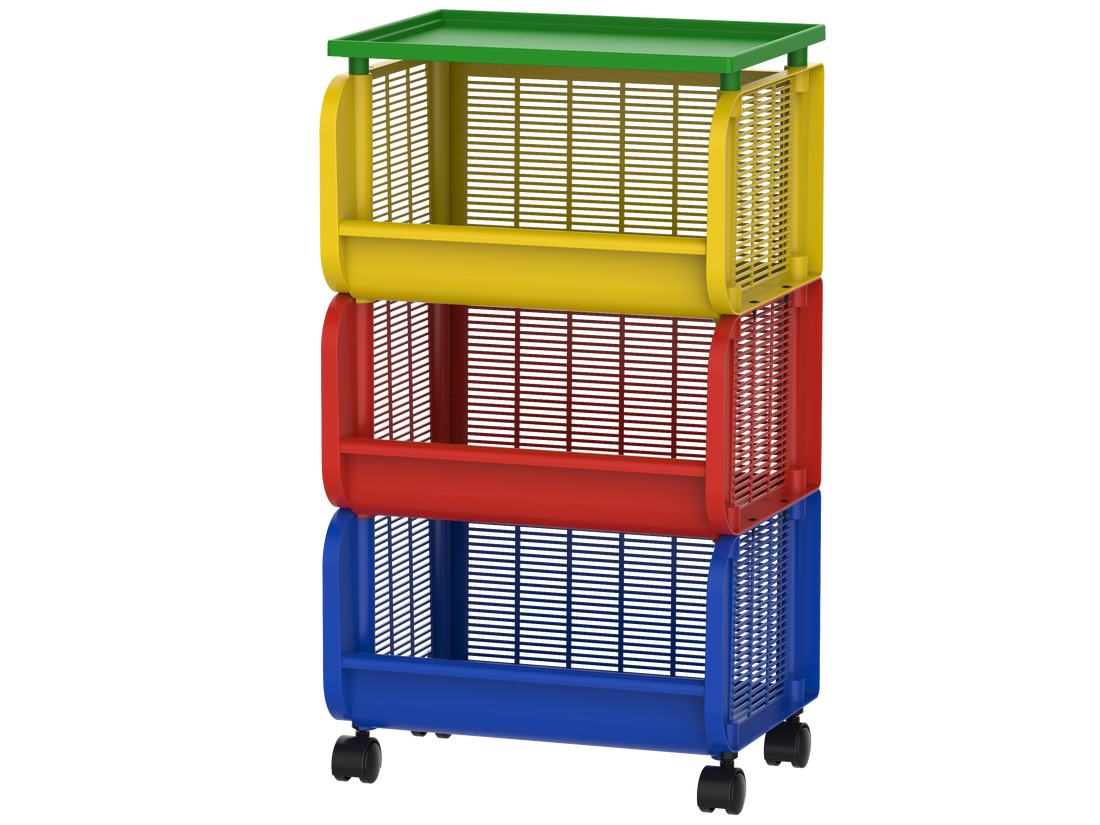 3 Tiers Storage Cart with Wheels