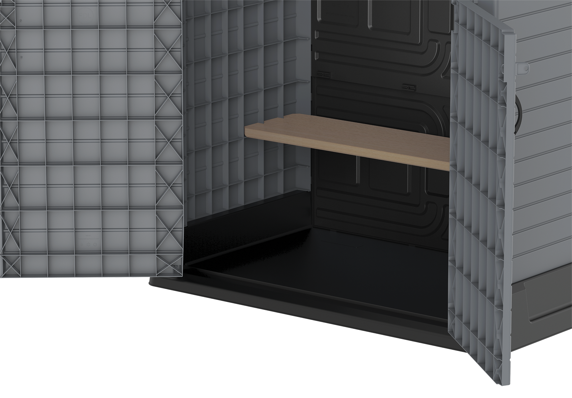 Outdoor Storage Small Shed- Cosmoplast KSA