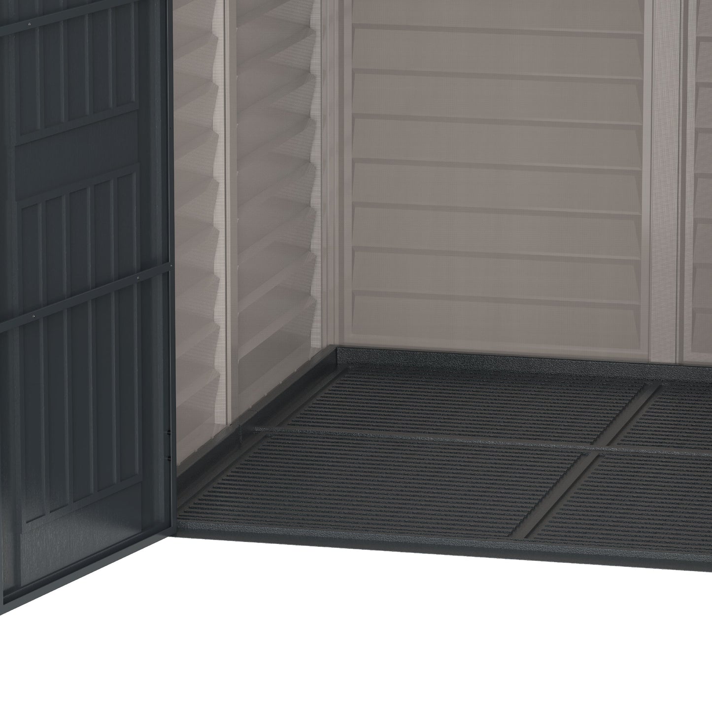 6x6ft Outdoor Garden Storage Shed