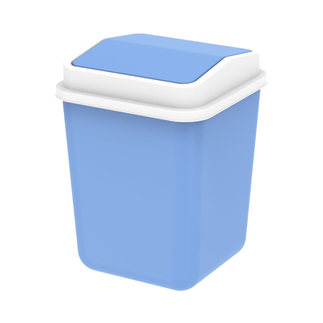 Swivel Plastic Waste Bin 15L