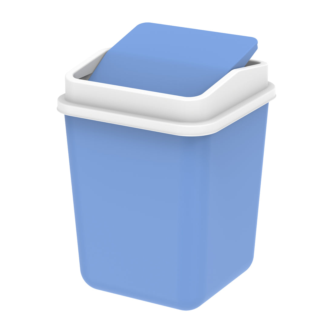 Swivel Plastic Waste Bin 15L