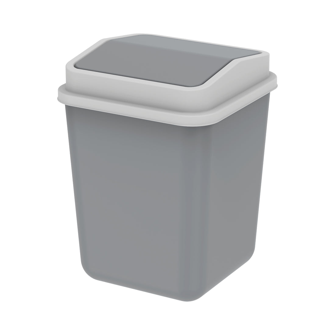 Swivel Plastic Waste Bin 15L