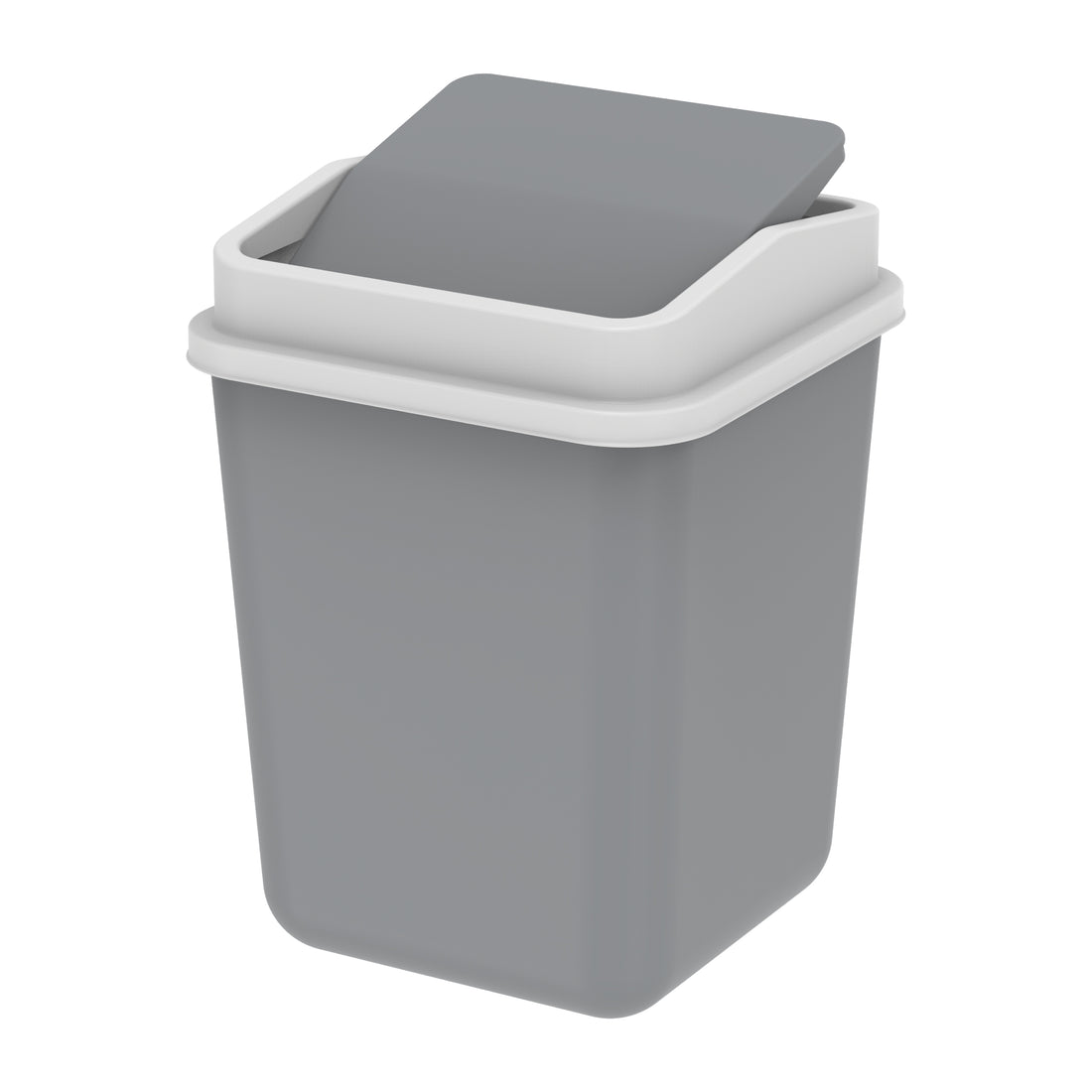 Swivel Plastic Waste Bin 15L