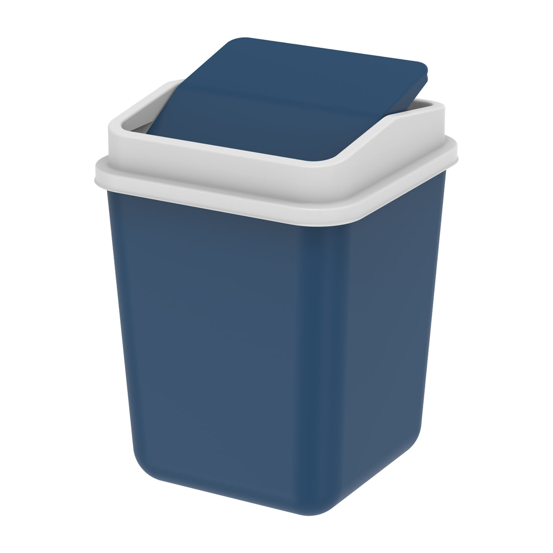 Swivel Plastic Waste Bin 15L