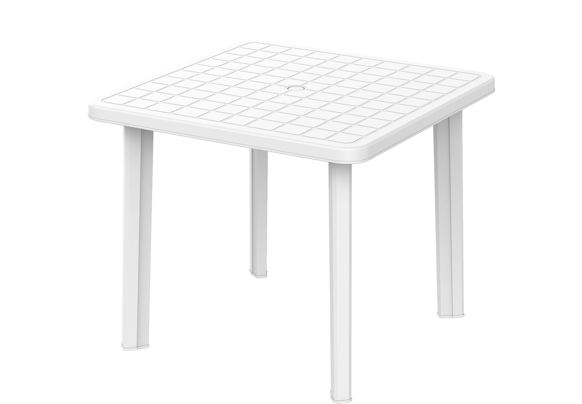 Cosmoplast Plastic Square Table 85 cm – Cosmoplast KSA
