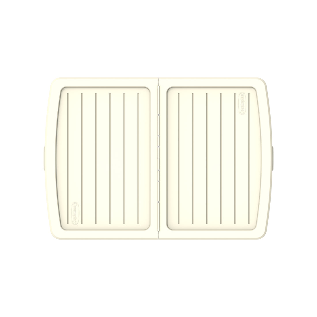 45L Clear Plastic Underbed Storage Box with Wheels & Lockable Lid