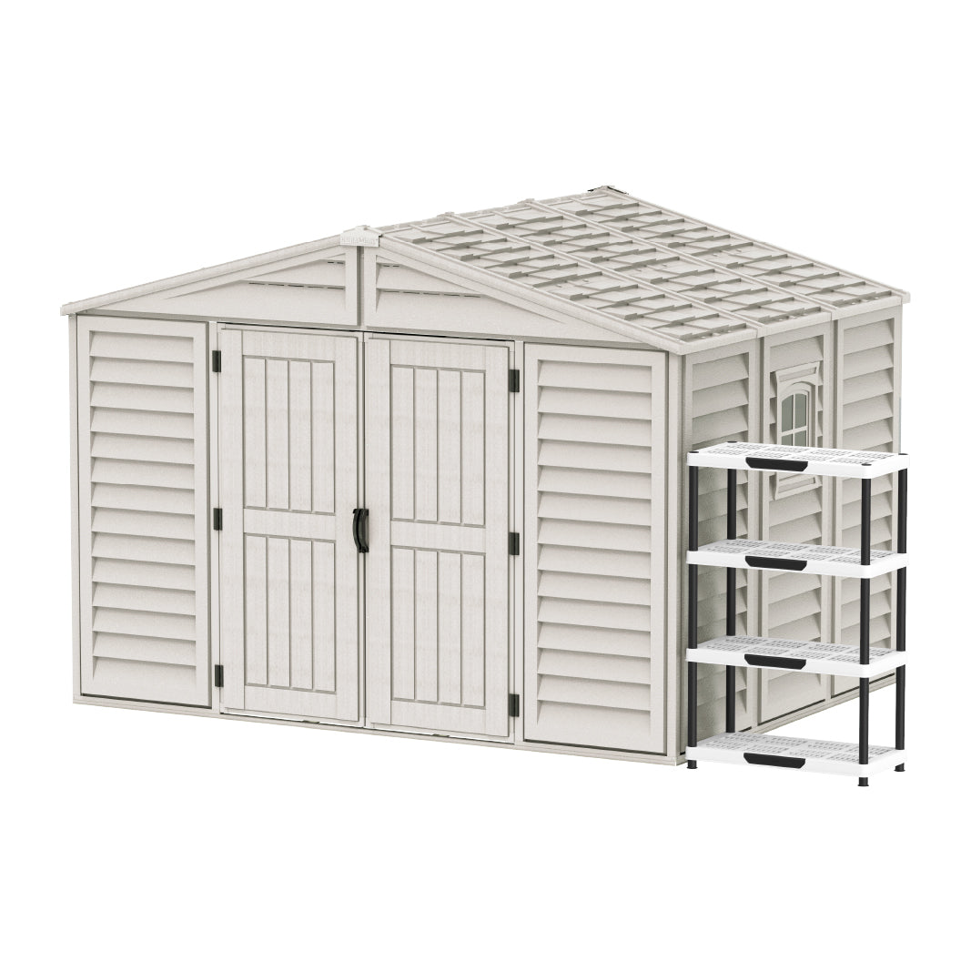 Outdoor & Garden Storage Shed 10.5x8ft- Cosmoplast KSA