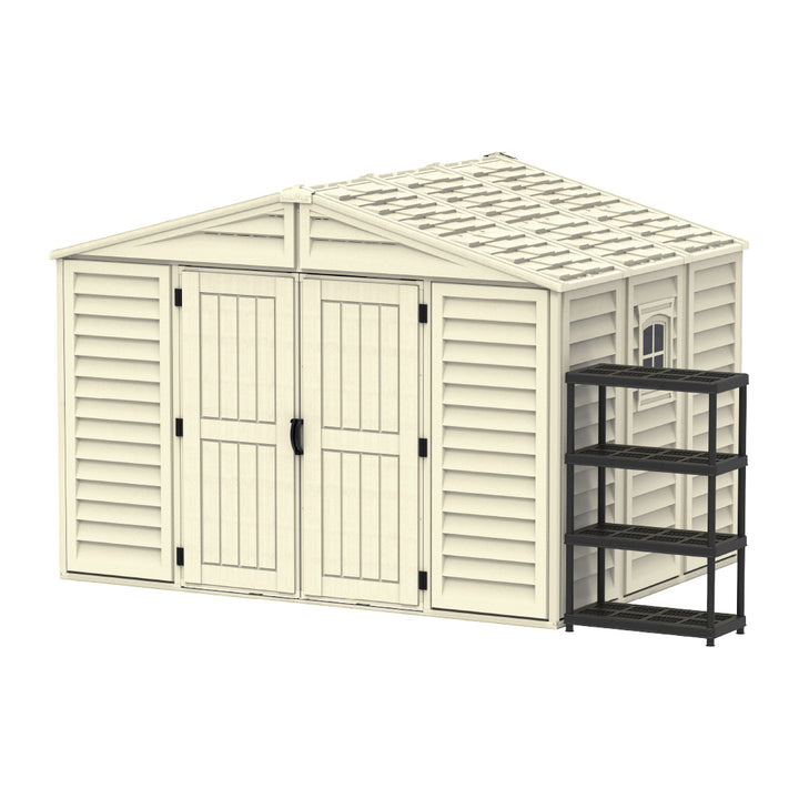 Outdoor & Garden Walk-in Shed 10.5x8ft- Cosmoplast KSA